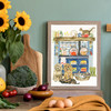 Country Kitchen Counted Cross Stitch Kit by Bothy Threads