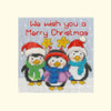 Penguin Pals Counted Cross Stitch Card Kit by Bothy Threads