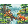 Foxes Cross Stitch Kit by Andriana