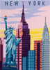 New York Tapestry Canvas only By DMC 