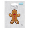 Christmas Gingerbread Man Iron On Motif by Trimits