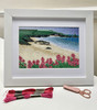 Flower In The Bay Counted Cross Stitch Kit by Emma Louise