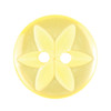 1 Button Yellow 14mm Code A ABC Buttons