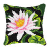 Water Lily Latch Hook Cushion Kit by Orchidea