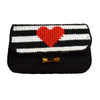 Counted Needlepoint Kit: Half Stitch: Clutch Bag: Heart