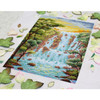 Steep Waterfall Counted Cross Stitch Kit by MP Studia