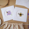 Bumble Bee Cross Stitch Card Making Kit By Sew Sophie