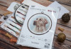 The Labrador Cross Stitch Kit with Hoop By Luca S