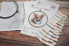 Welsh Corgi Cross Stitch Kit with Hoop by Luca S