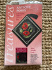 Antique Poppy Counted Cross Stitch Needle Case Kit by Treasures