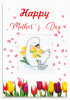 Happy Mothers Day Cross Stitch Post Card Kit by Luca-S