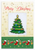 Merry Christmas Cross Stitch Post Card Kit by Luca-S