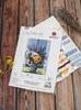 Bouquet with Pansies Cross stitch Kit by Luca S