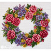 Rose Wreath Counted Cross Stitch Kit By Merejka