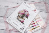 Bouquet of Peonies Cross Stitch Kit by Luca S