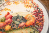 The Autumn Cross Stitch Kit with Hoop by Luca-S