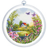 The Summer Counted Cross Stitch Kit with hoop by Luca-S