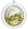 The Spring Counted Cross Stitch Kit with hoop by Luca-S