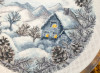 The Winter Counted Cross Stitch Kit with hoop by Luca-S