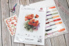 The Poppy Flowers Cross Stitch Kit by Luca S