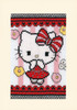 Hello Kitty Cuteness Set of 3 Cross Stitch Cards by Vervaco