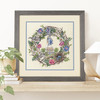 Cottage Wreath Counted Cross Stitch Kit by Dimensions
