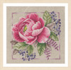 Blooming Rouge Counted Cross Stitch Kit by Lanarte