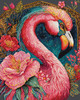 Flamingo Fantastico Cross Stitch Kit by Luca S