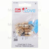 Pack of 6 10/16mm Gold Tassel Caps by Prym