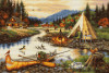 Gold Creek Cross stitch Kit by Luca S