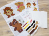 Bear My First Embroidery Cross Stitch Kit for Beginners By Luca S M02