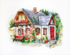 Beautiful Country House Cross Stitch Kit by Luca S