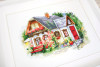 Beautiful Country House Cross Stitch Kit by Luca S