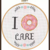 Donut Counted Cross Stitch Kit by Permin