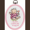Baby Girl Mini 1 Counted Cross Stitch Kit by Permin