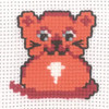 Ginger Cat Counted Cross Stitch Kit by Permin