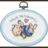 Baby Boy Mini 3 Counted Cross Stitch Kit by Permin