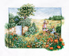 Landscape with Poppies Cross Stitch Kit by Luca S