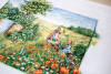 Landscape with Poppies Cross Stitch Kit by Luca S