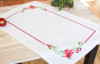 Poinsetta and Berrys Table Topper Cross Stitch Kit by Luca-S