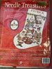 Folkart Santas Counted Cross Stitch Stocking Kit by Needle Treasures