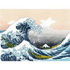 The Great Wave off Kanagawa Counted Cross Stitch Kit By Riolis