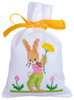 Set of 3 Easter Rabbit Gift Bag Cross Stitch kit by Vervaco