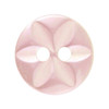 1 Button Star 11mm Pale Pink