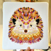 Mandala Hedgehog Cross Stitch Kit by Meloca Designs
