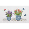 Lavender and Carnation Counted Cross Stitch Kit By Permin