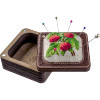 Strawberry Pin Cushion Kit - Needlecraft Storage Box 