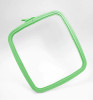 Green Square hoop 6.5" by Nurge