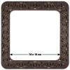 Magnetic Wooden Cross Stitch Hoop 14cm x 14cm aperture