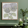 Blackwork Pansies Counted Cross Stitch Kit by Bothy Threads